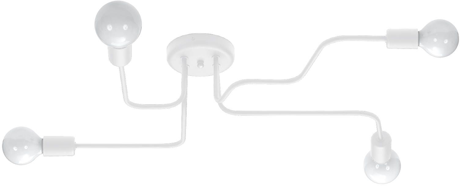 Sollux Lighting Vector lampada da soffitto 4x15 W bianco SL.1442