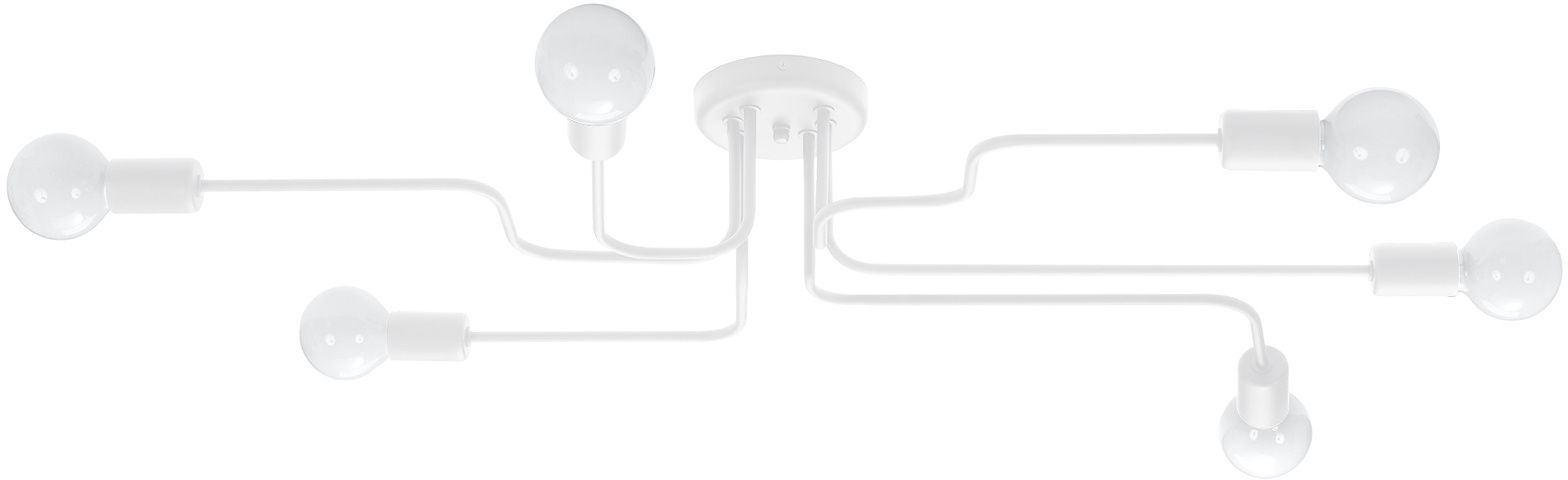 Sollux Lighting Vector lampada da soffitto 6x15 W bianco SL.1443