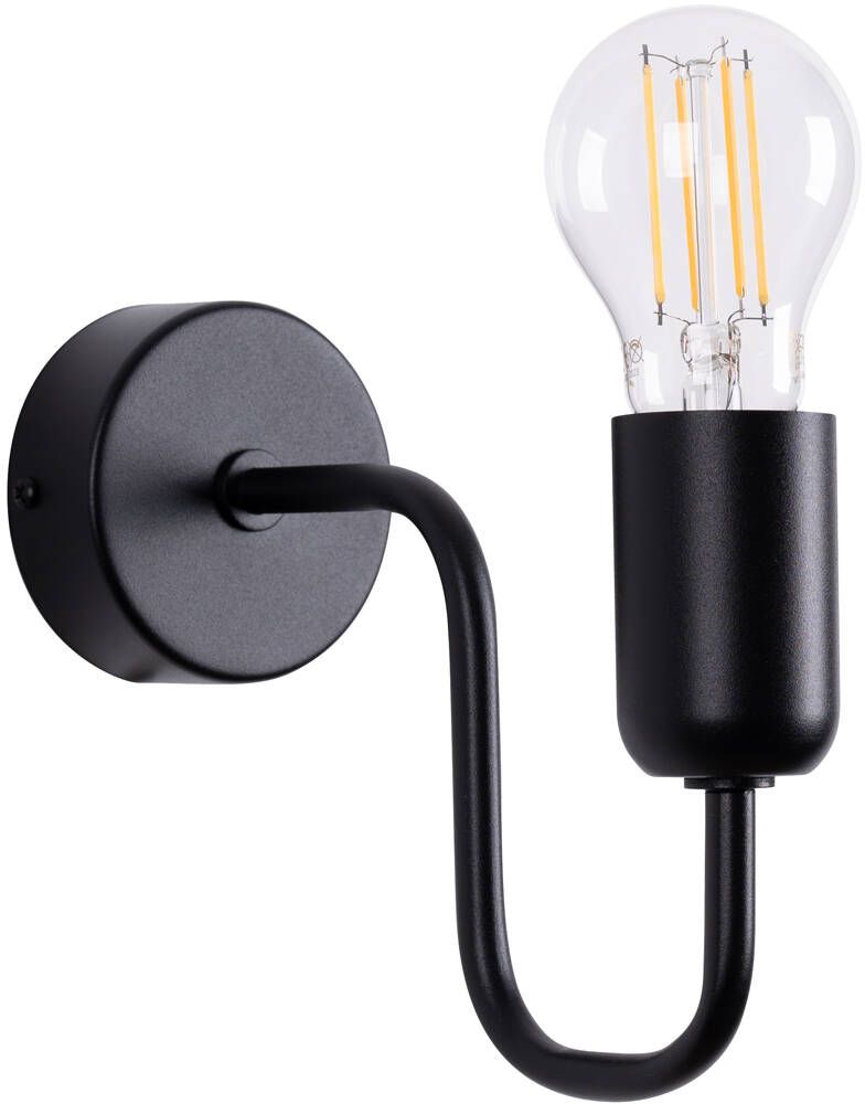 Sollux Lighting Vector lampada da parete 1x15 W nero SL.1445