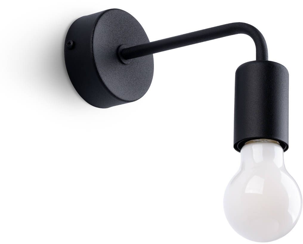 Sollux Lighting Norah lampada da parete 1x15 W nero SL.1449