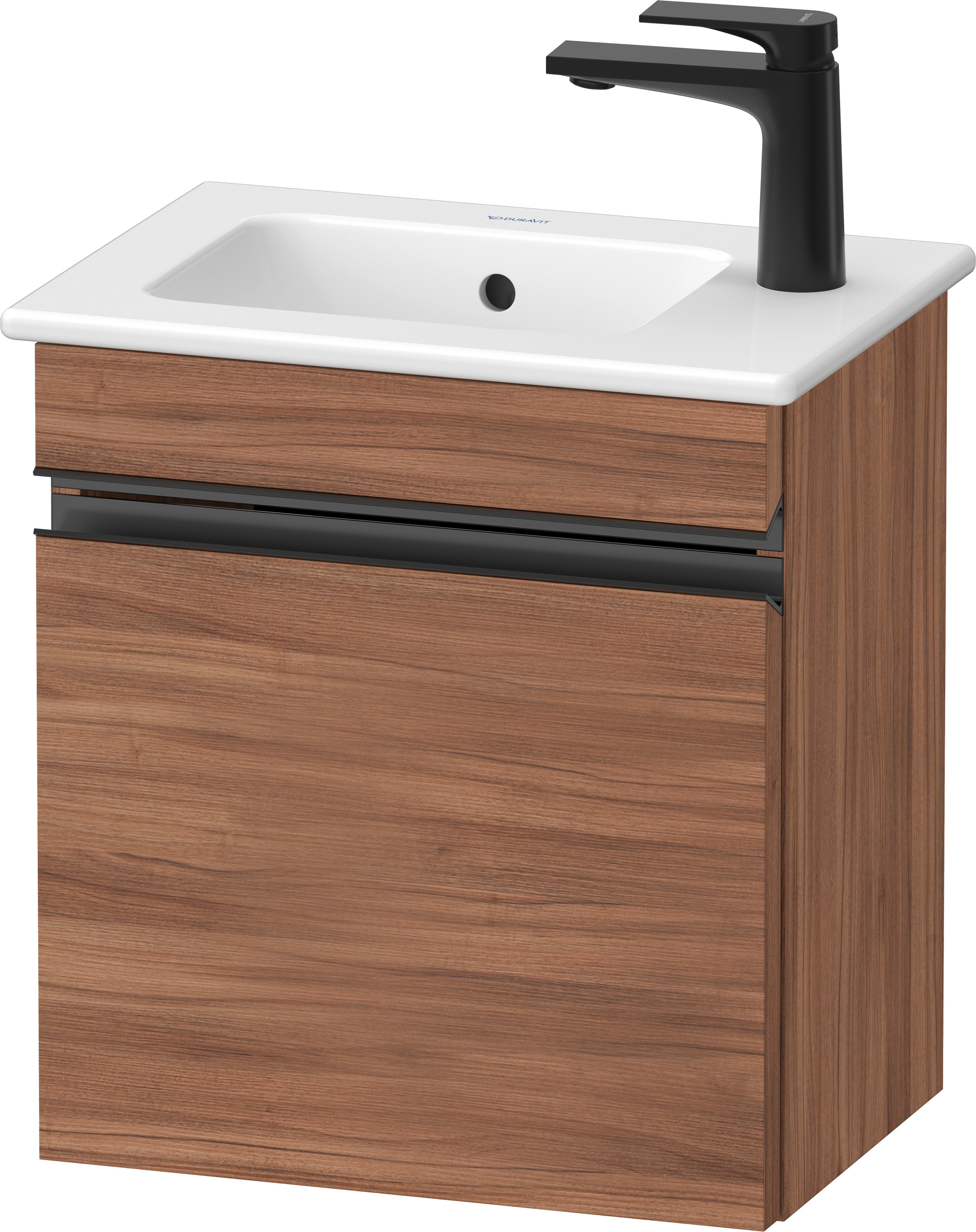 Duravit Sivida armadietto 40x28.7x44.3 cm sottolavabo sospeso nero-noce SV4642LBD790000