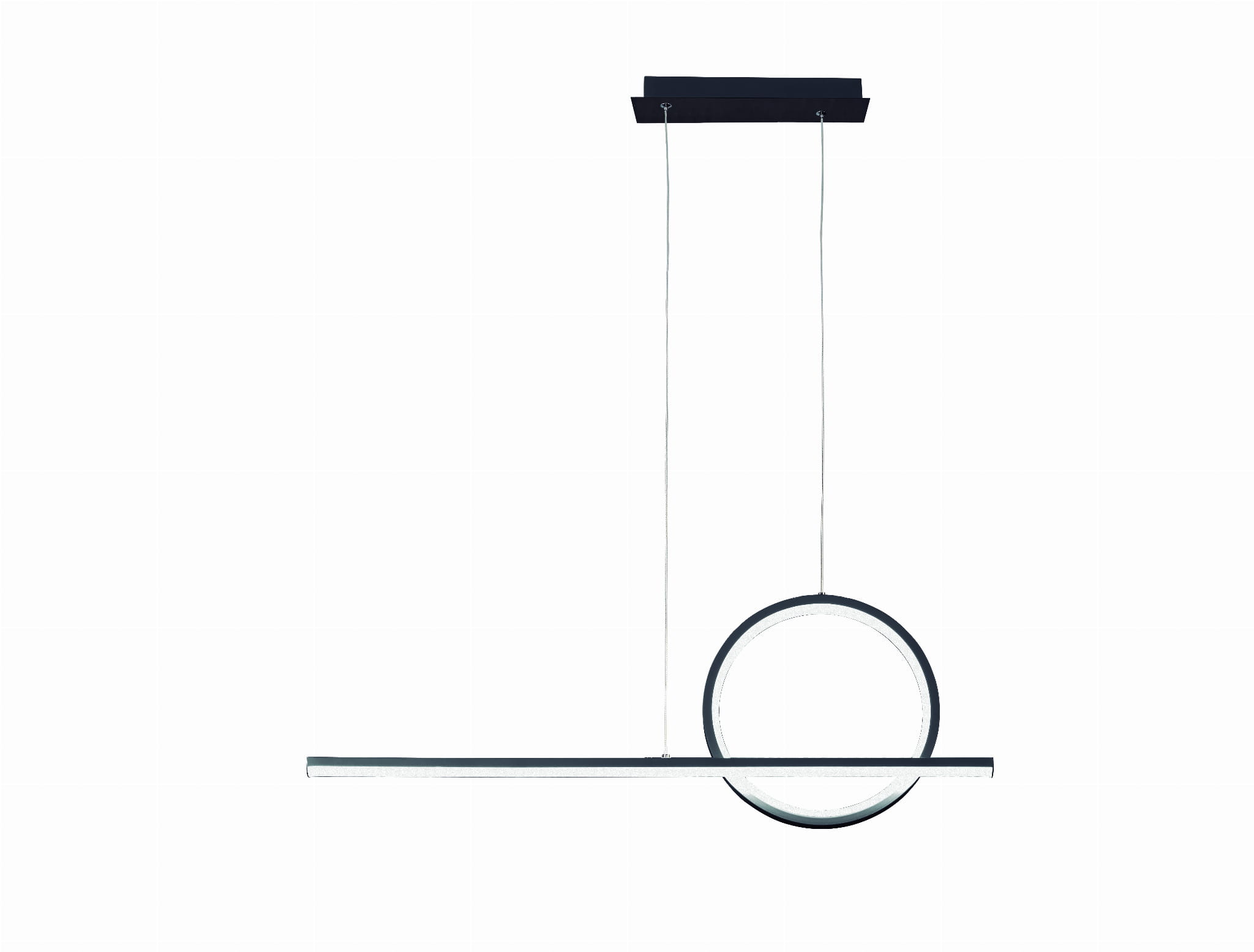 Mantra Kitesurf lampada sospesa 1x30 W bianco-nero 7142