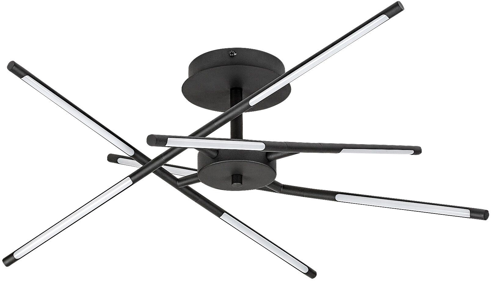Rabalux Henli lampada da soffitto x30 W bianco-nero 71056
