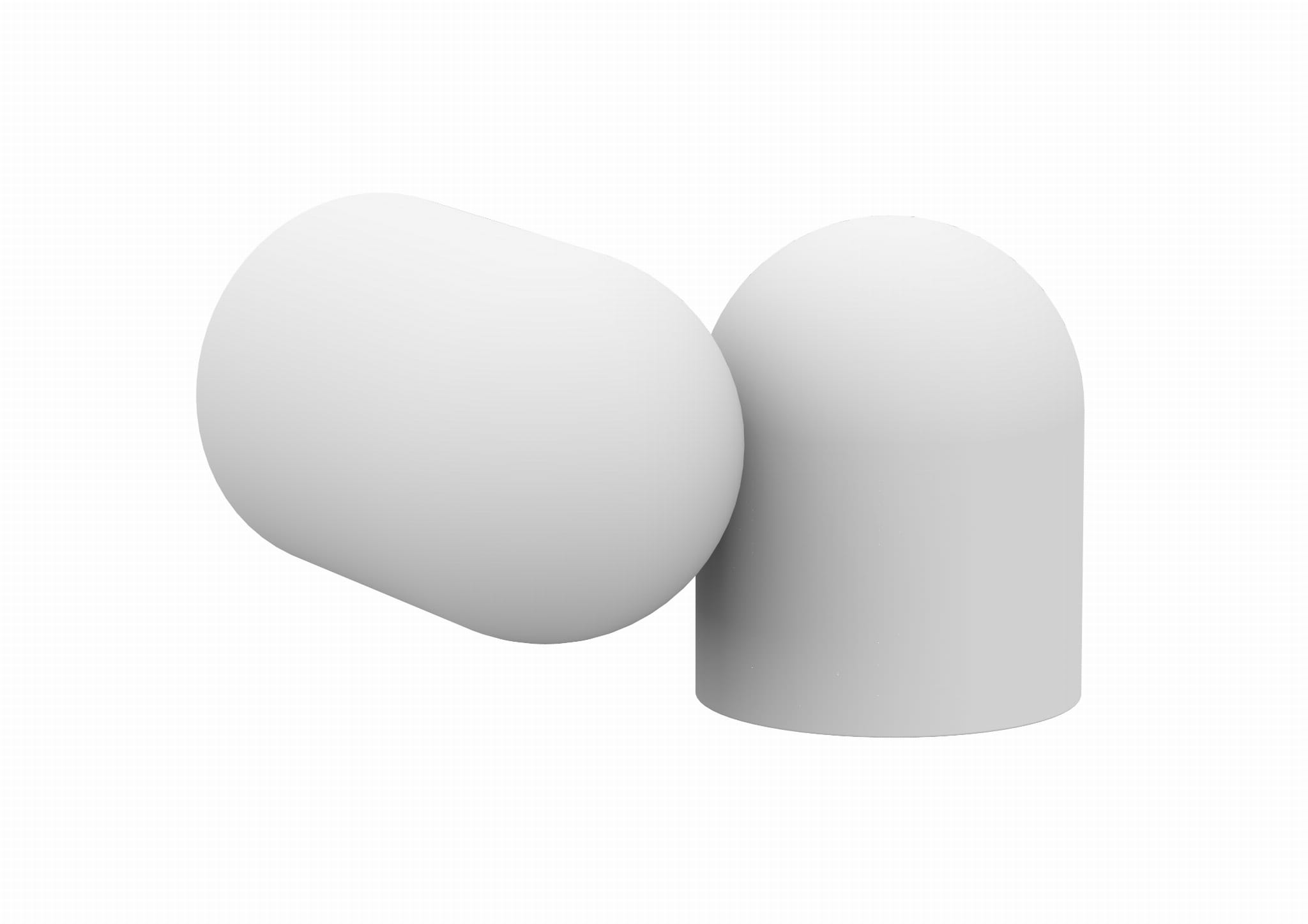 Mantra Ios lampada da parete 1x12 W bianco 7294