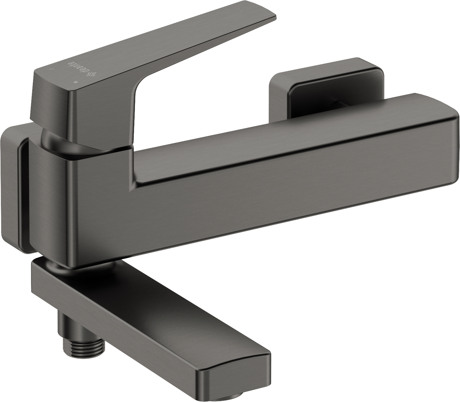 Deante Blur rubinetto per vasca e doccia a parete grafite BQL_D12M