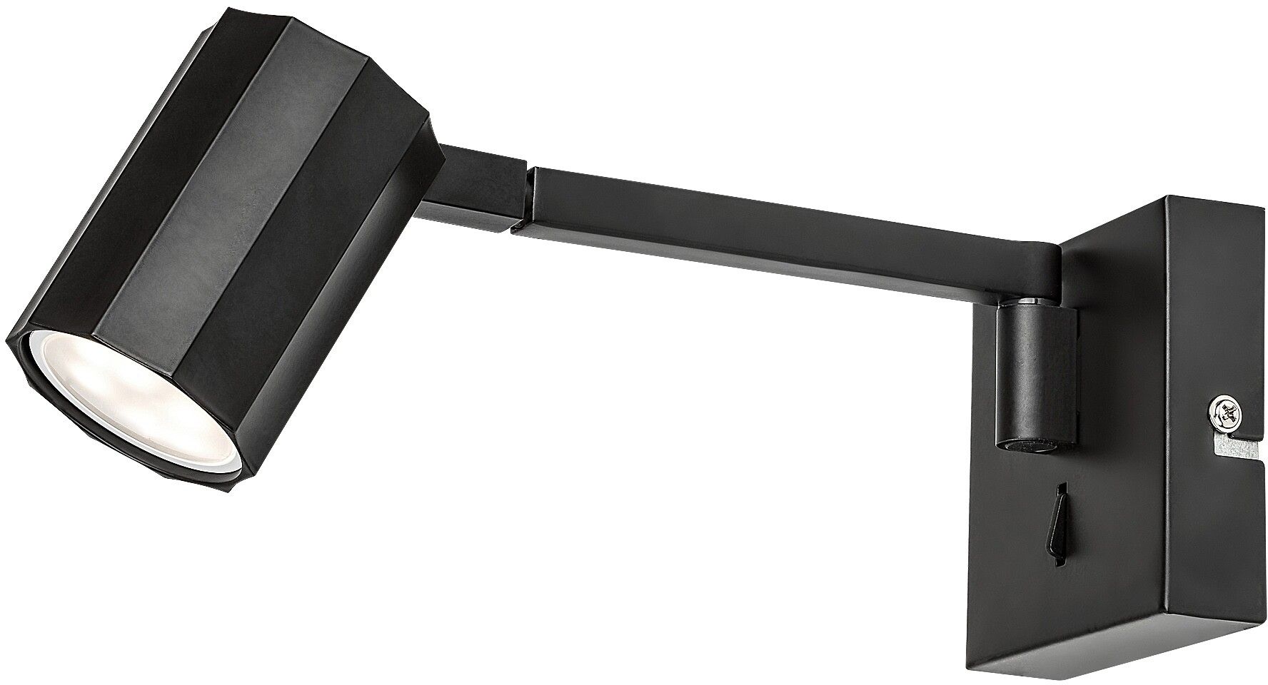 Rabalux Karter lampada da parete 1x5 W nero 73027