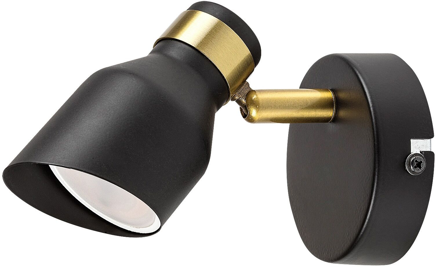 Rabalux Lilou lampada da parete 1x25 W nero-oro 73047