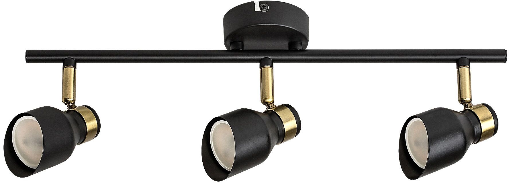 Rabalux Lilou lampada da soffitto 3x25 W nero-oro 73049