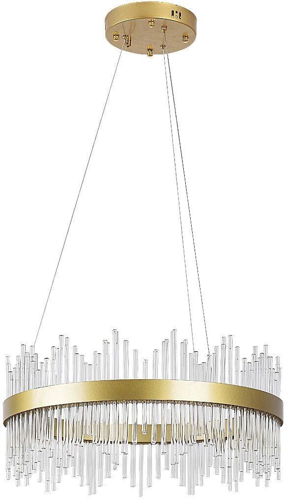 Rabalux Mabel lampada sospesa x36 W trasparente-oro 72227