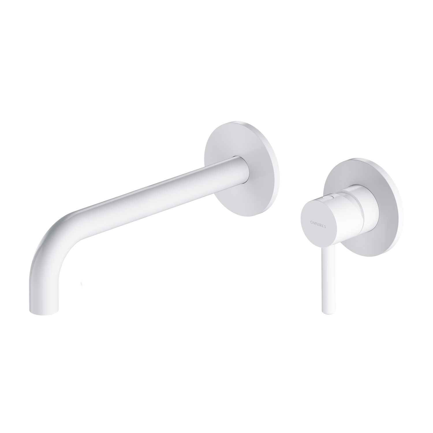 Omnires Y rubinetto per lavabo da incasso bianco Y1215HLROWM