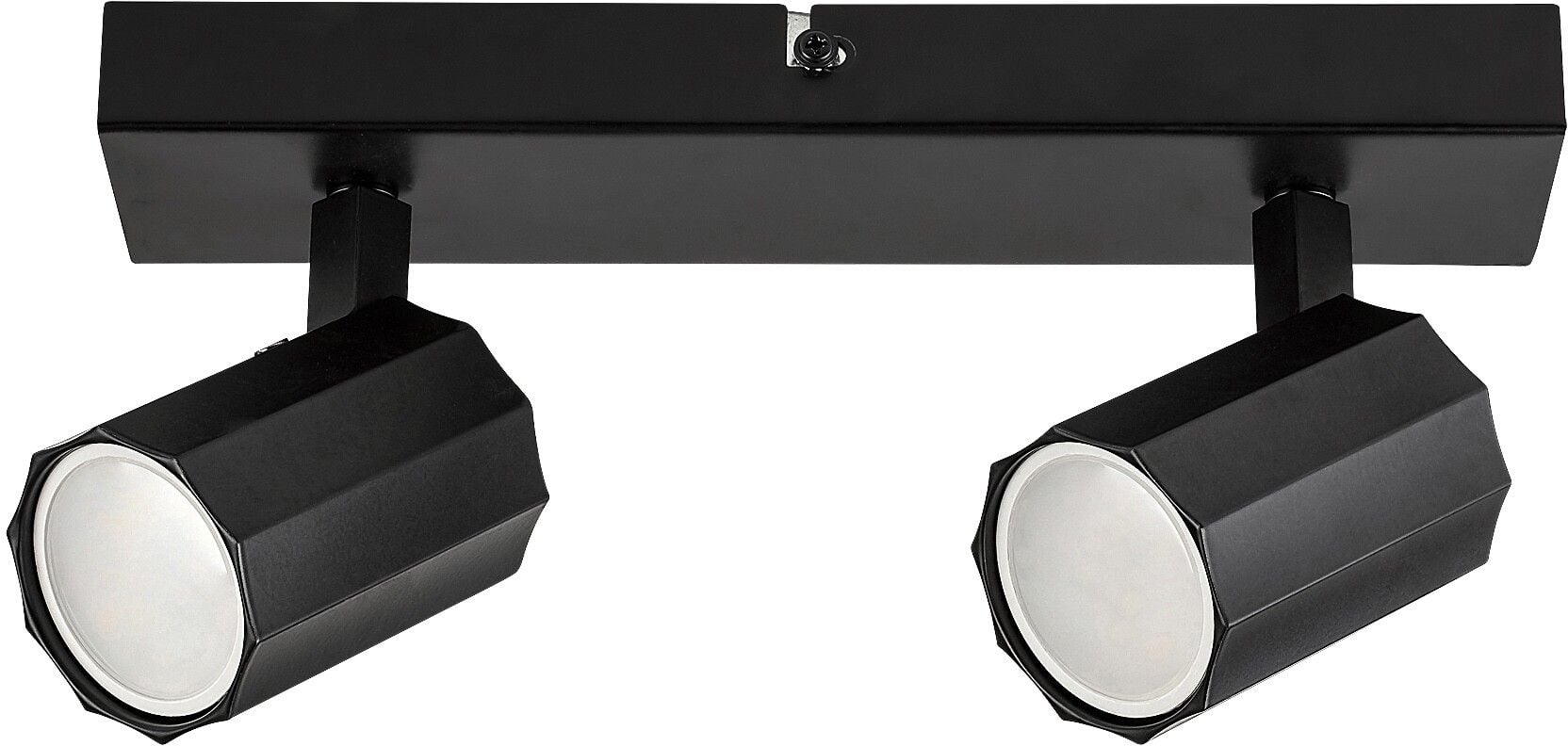 Rabalux Rogelio lampada da soffitto 2x5 W nero 73024