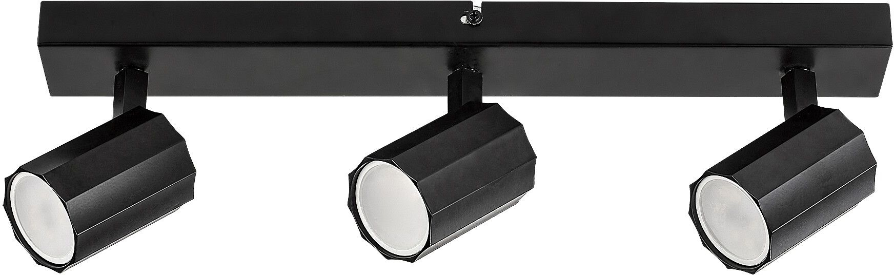 Rabalux Rogelio lampada da soffitto 3x5 W nero 73025