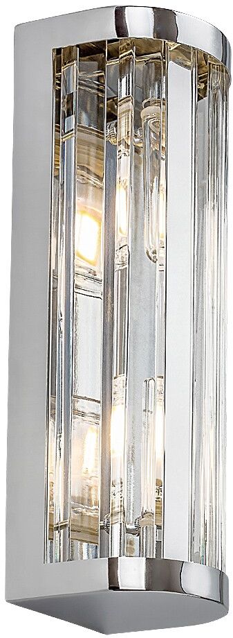 Rabalux Sybil lampada da parete 2x28 W cromo-trasparente 75035