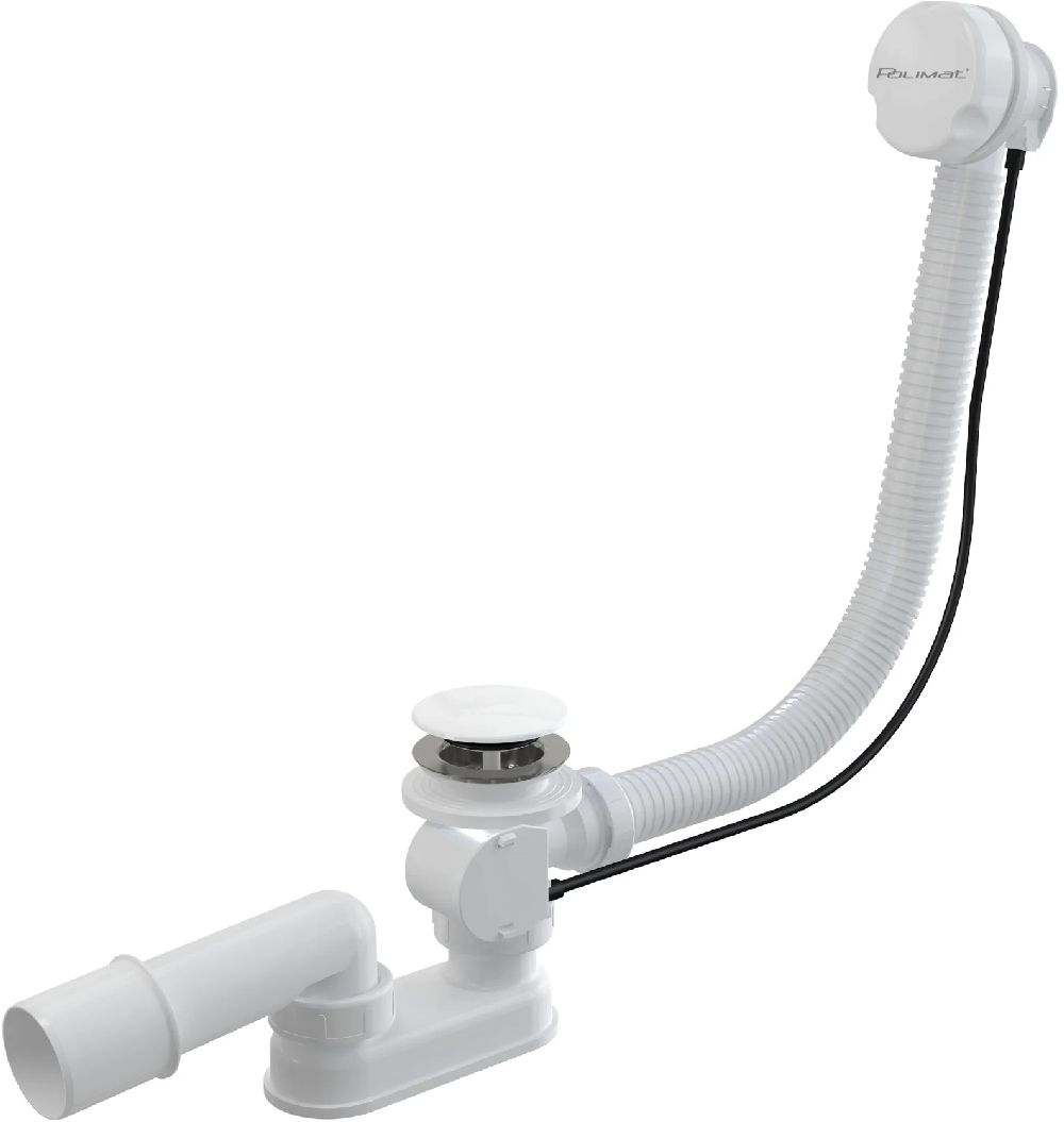 Polimat sifone per vasca da bagno bianco 6103064
