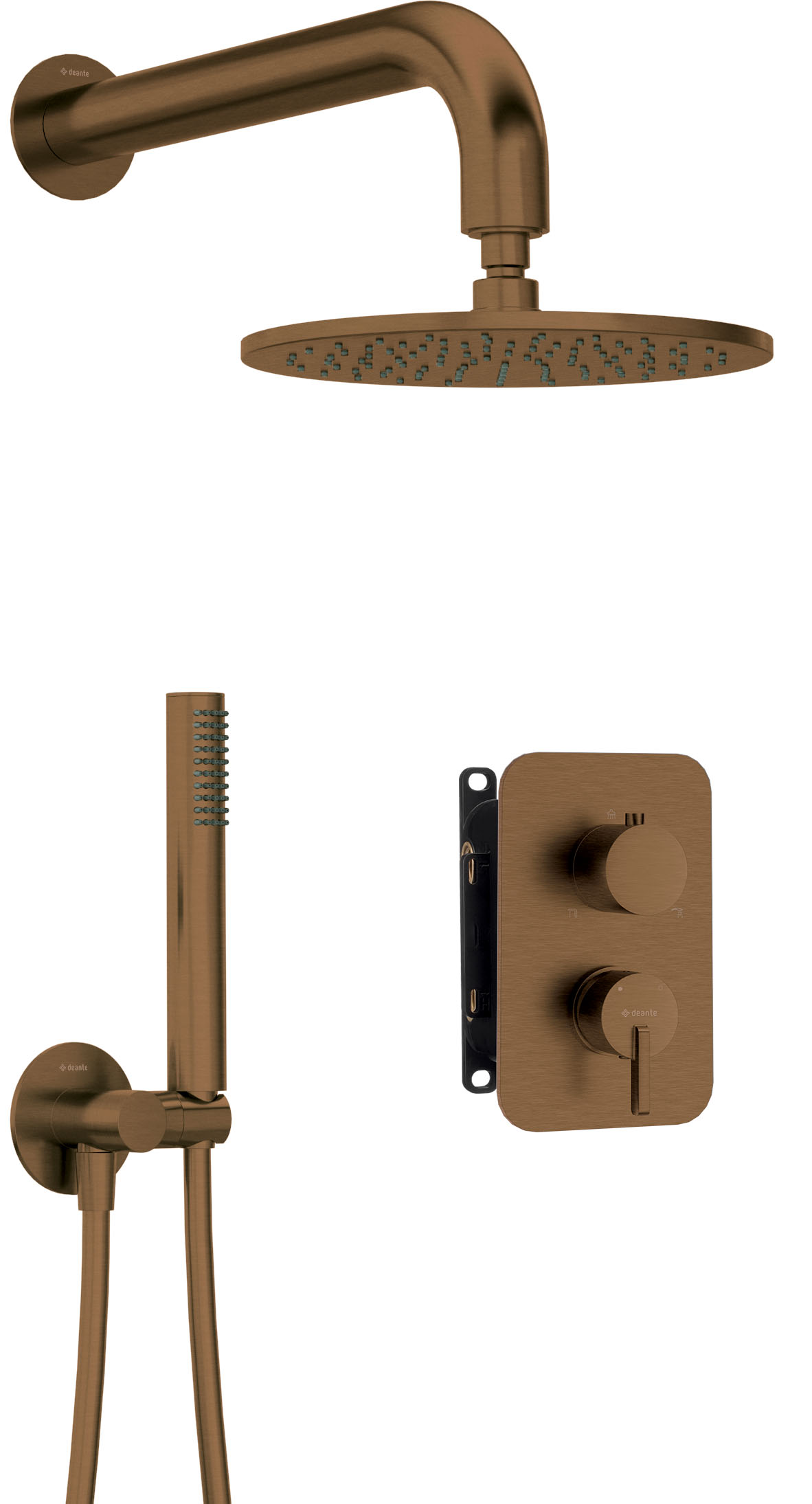 Deante Silia set doccia da incasso con soffione || BXYYCQSM