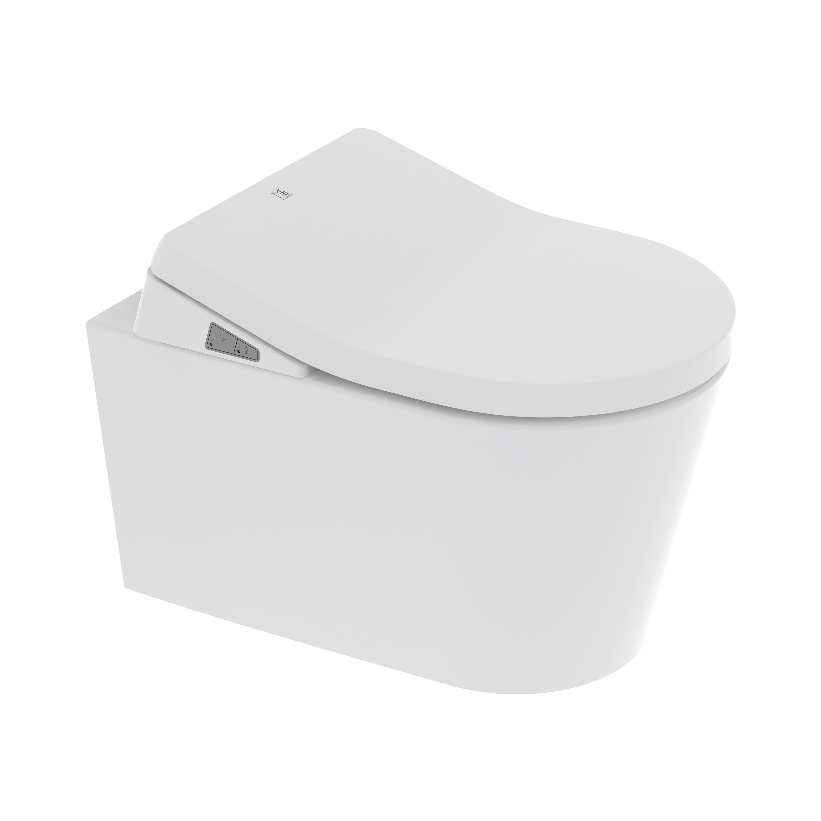 Major&Maker Topaz vaso con sedile bidet sospeso senza brida bianco 4701FW