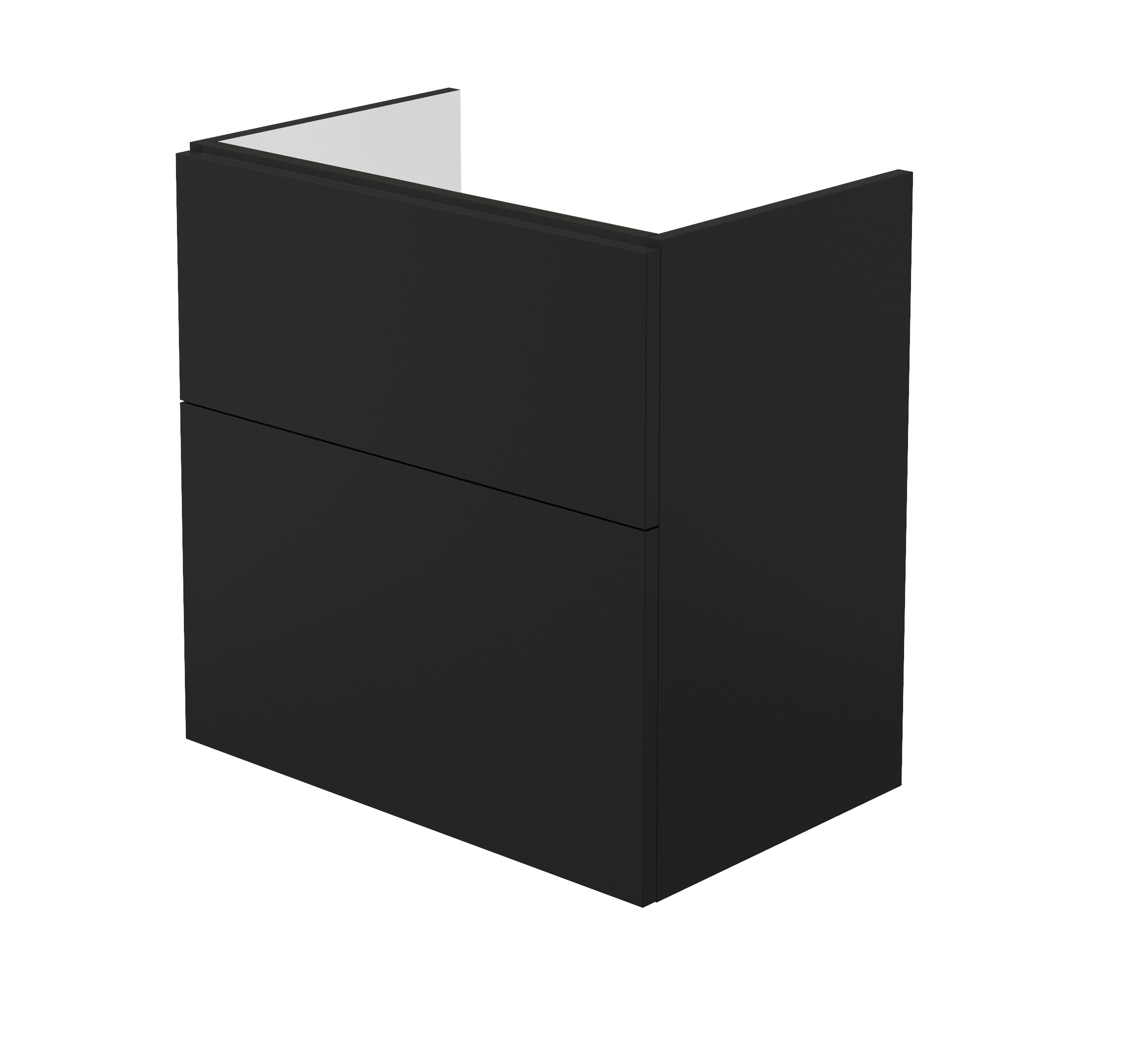 Deante Tubo armadietto 60x38.5x60 cm sottolavabo sospeso nero STU_NU61