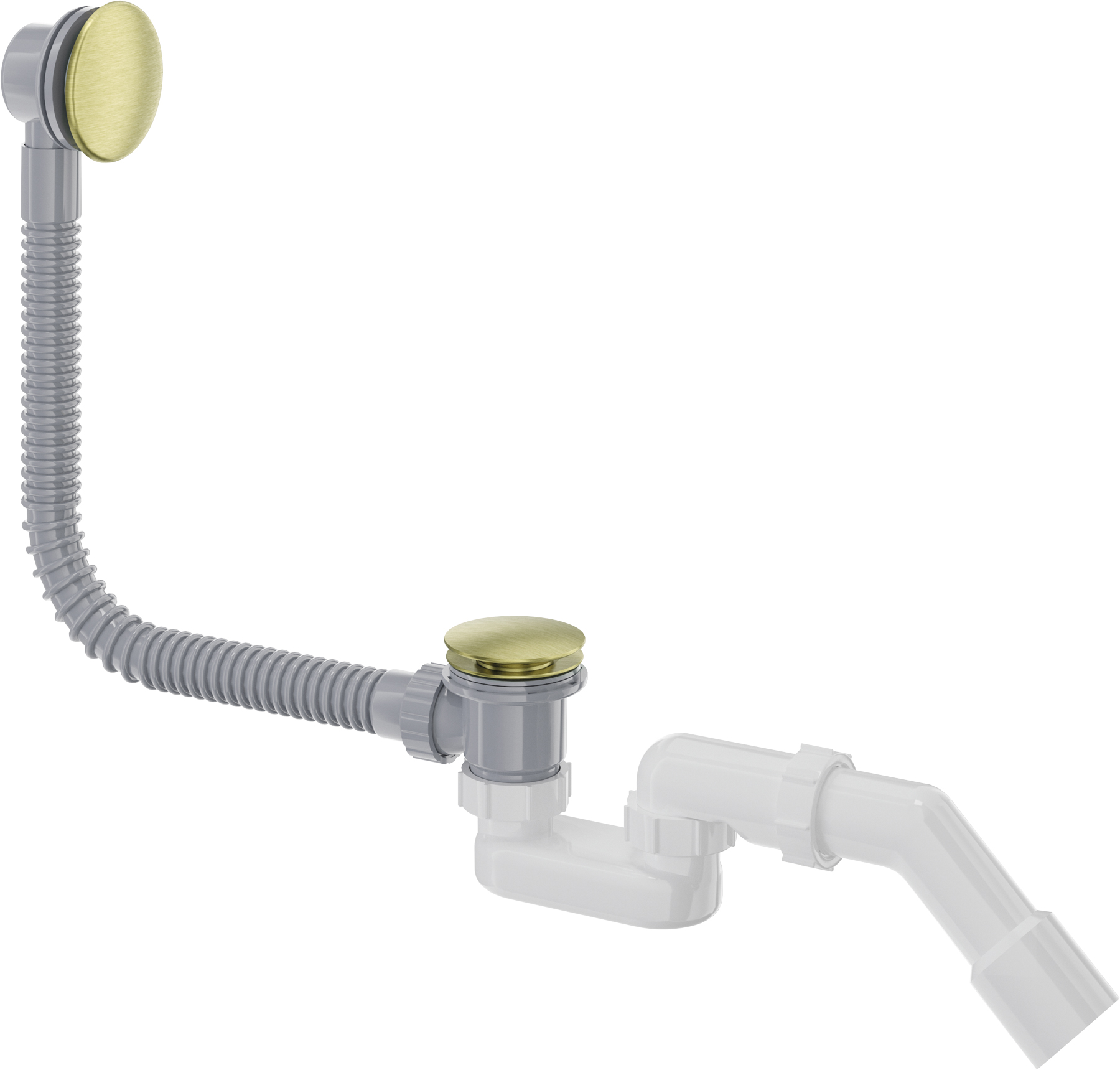 Deante Prizma sifone per vasca da bagno oro NHC_R57B