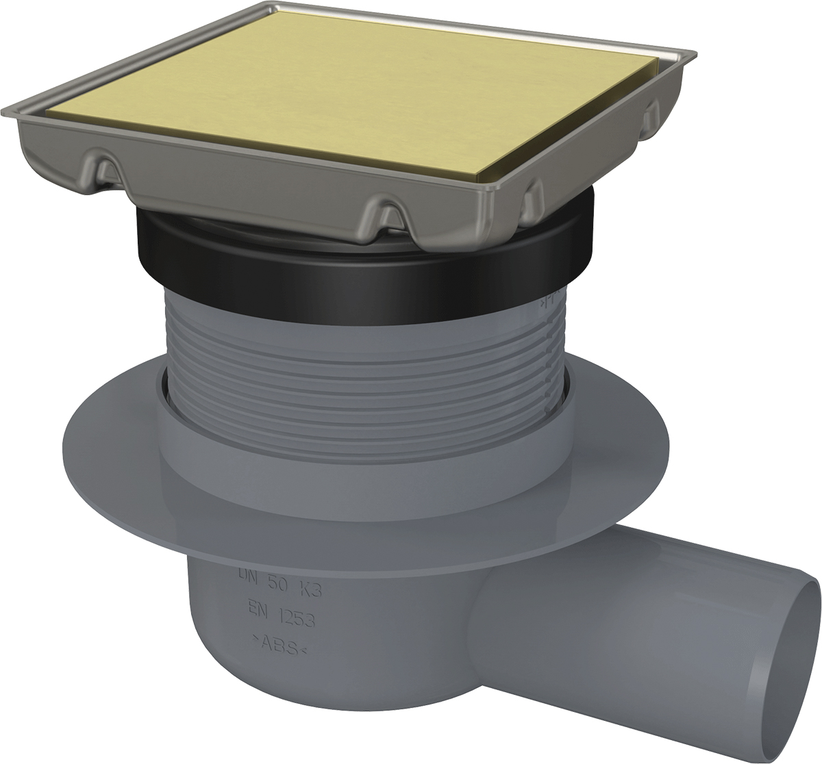 Deante scarico per doccia 13 cm oro KOS_R01D