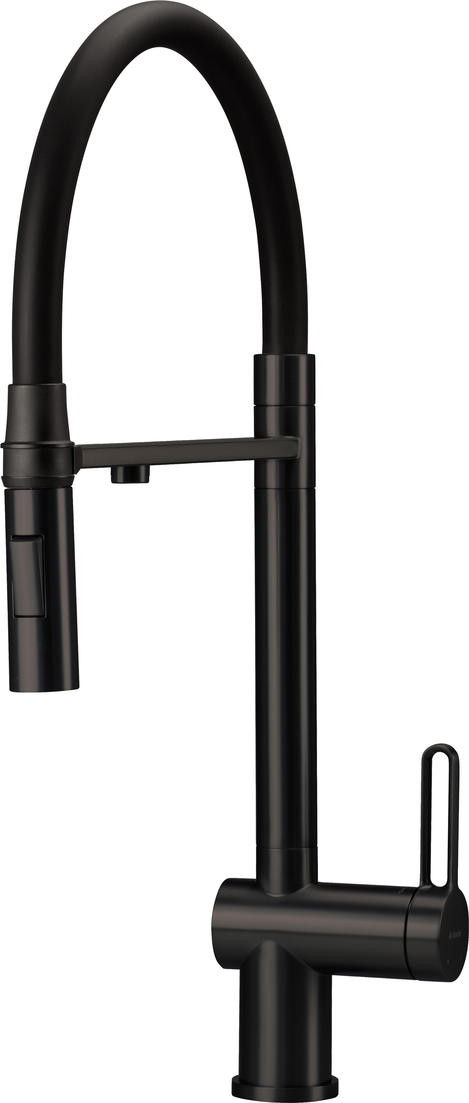 Deante Magnetic rubinetto da cucina verticale nero BRM_N75M