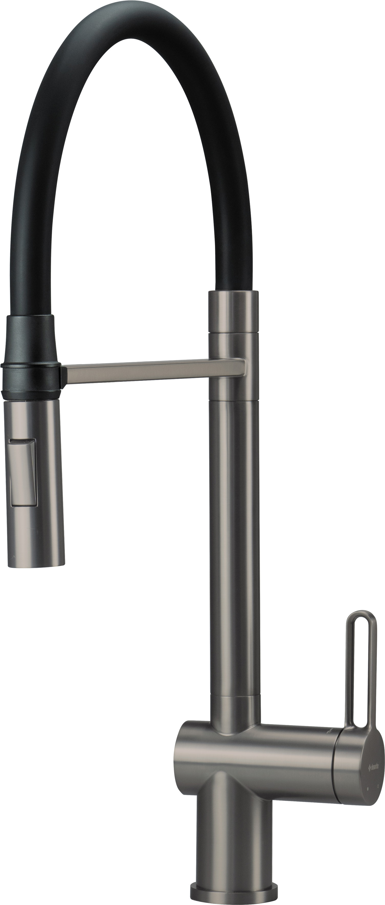 Deante Magnetic rubinetto da cucina verticale grafite/grigio BRM_D72M