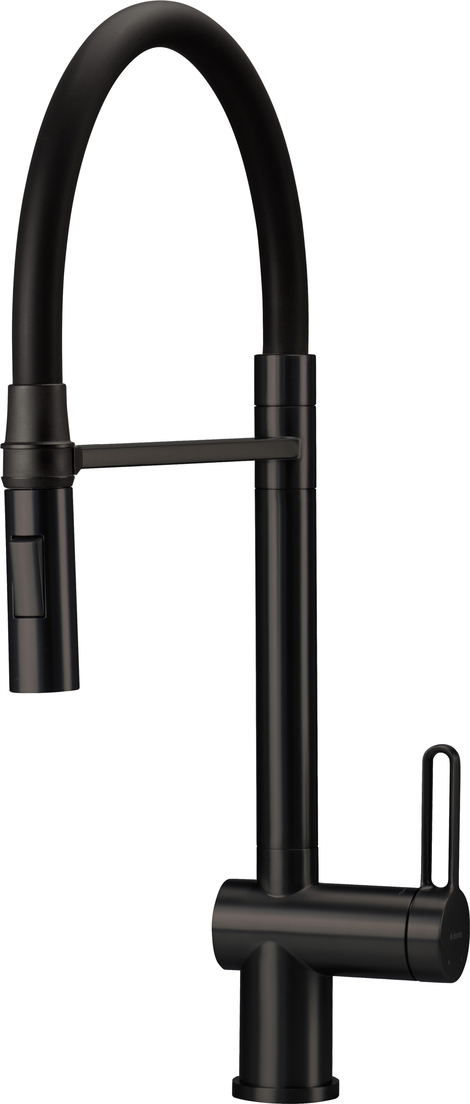 Deante Magnetic rubinetto da cucina verticale nero BRM_N72M