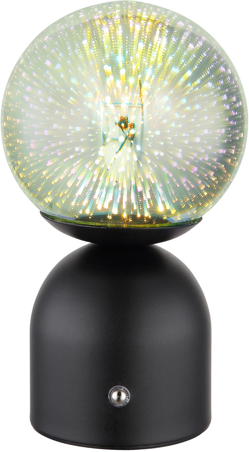 Globo Lighting Julsy lampada da tavolo 1x2.5 W nero 21006SS