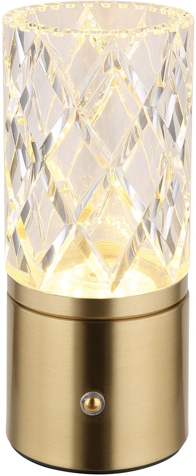 Globo Lighting Lunki lampada da tavolo 1x2.5 W trasparente-ottone 21010M