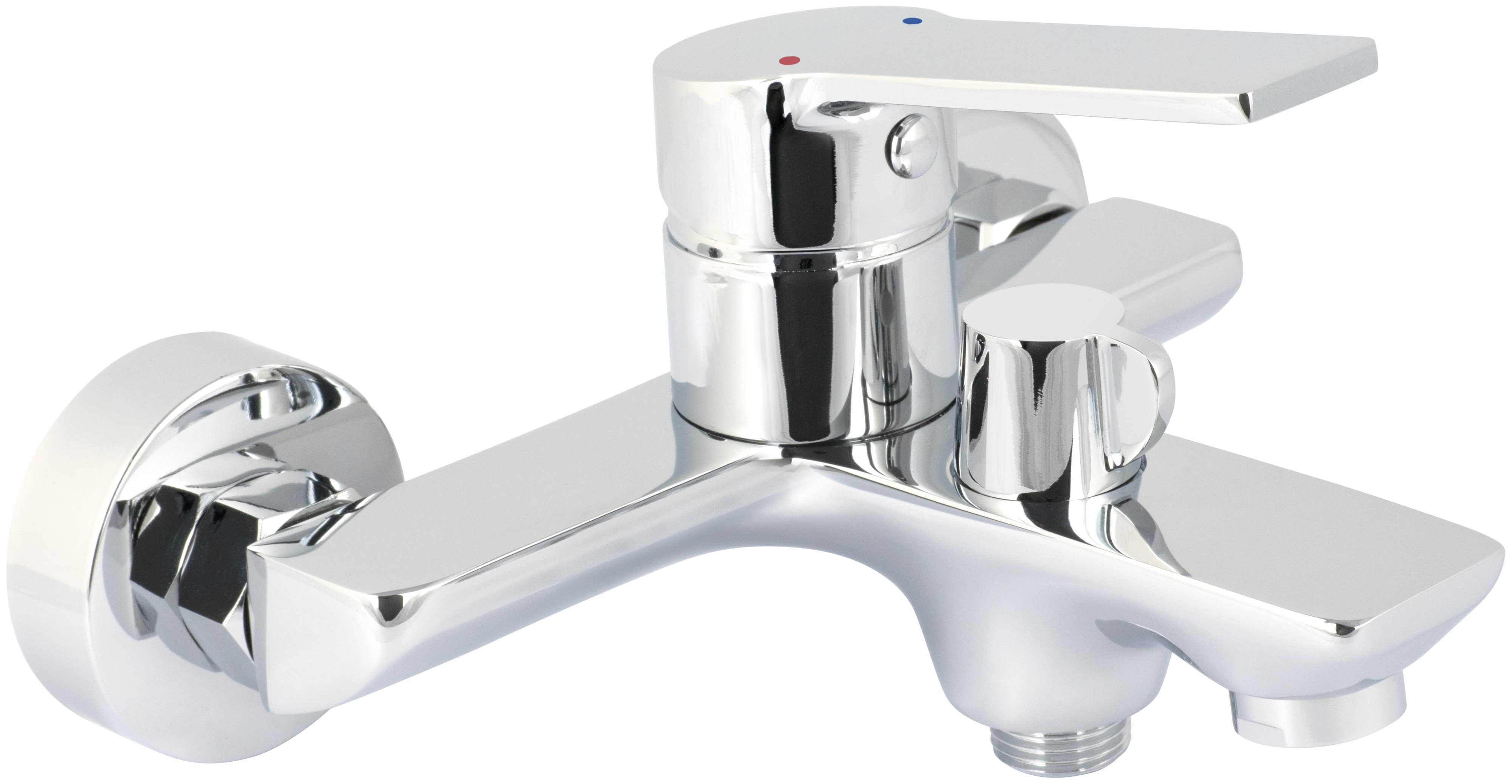 Deante Loco rubinetto per vasca e doccia a parete cromo BLC_010M