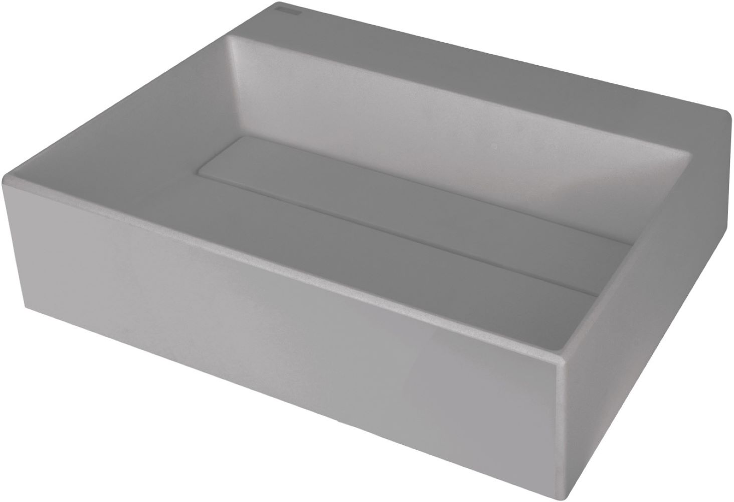 Deante Correo lavabo 50x40 cm rettangolare da appoggio grigio/pietra CQR_SU5M