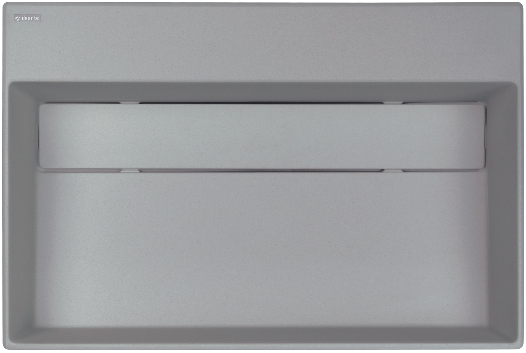 Deante Correo lavabo 60x40 cm rettangolare da appoggio grigio/pietra CQR_SU6M