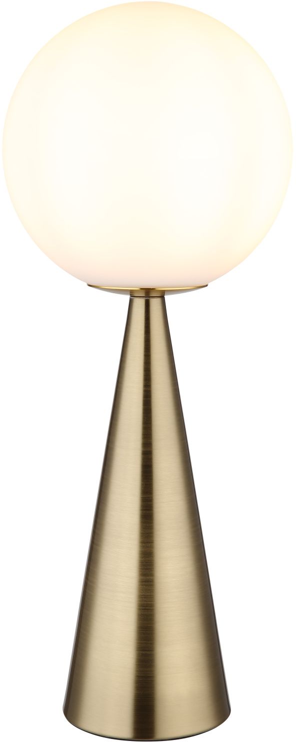 Globo Lighting Polina lampada da tavolo 1x40 W bianco-ottone 21031M