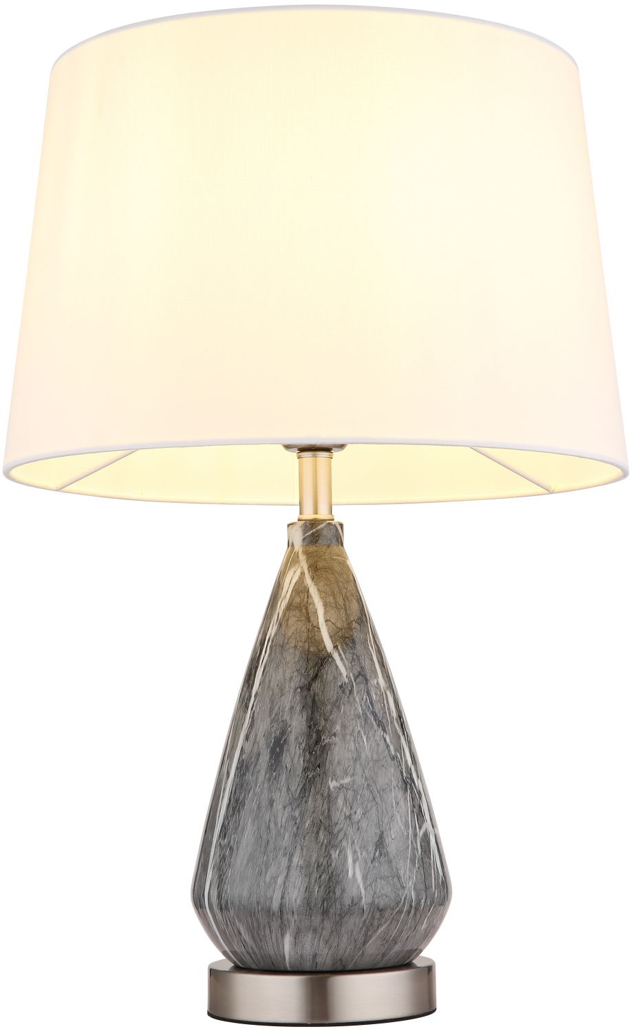 Globo Lighting Kisa lampada da tavolo 1x40 W bianco-grigio-nichel 24147W