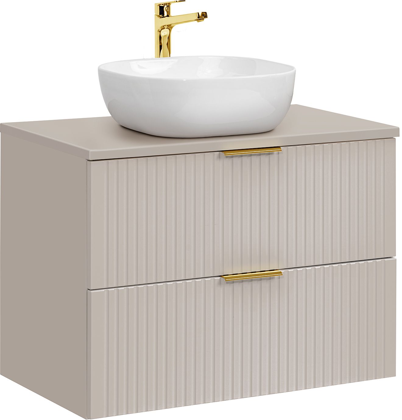 Set armadietto Comad Adel Cashmere ADEL CASHMERE 82-80-2S, lavabo Comad Smile UM-6252SMILE40DP, ADEL CASHMERE 89-80