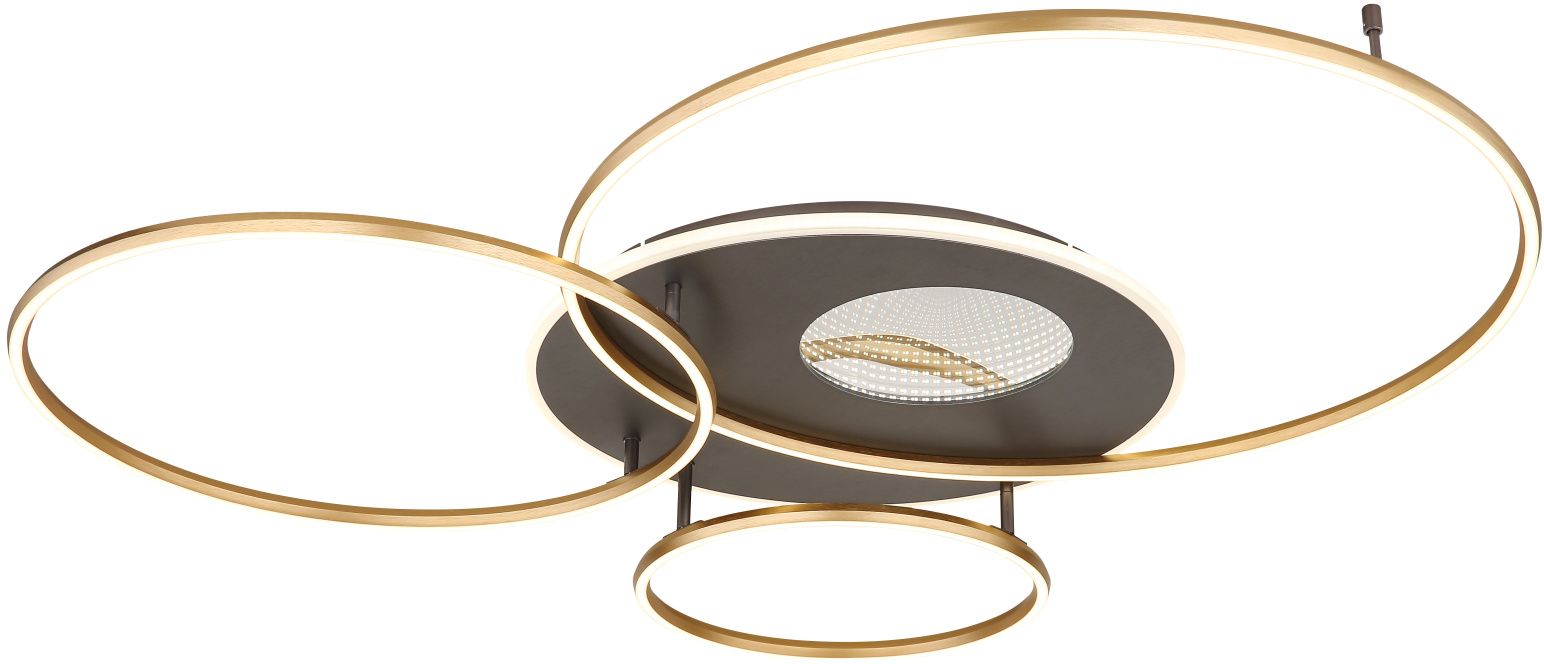 Globo Lighting Invertina lampada da soffitto 1x70 W bianco-oro -antracite 48466-70