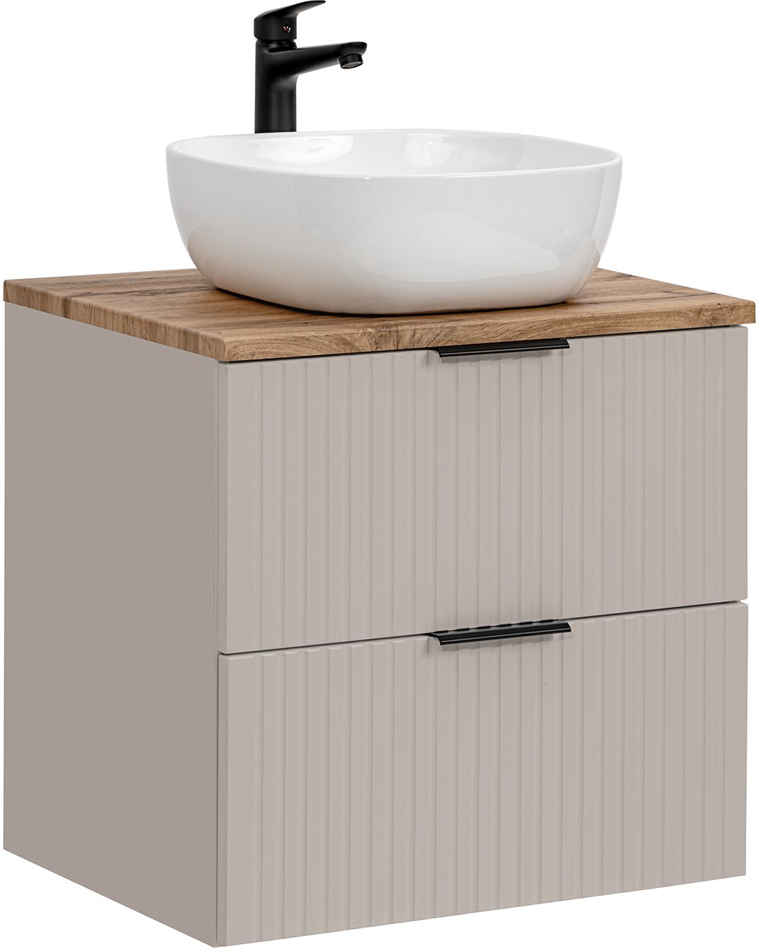 Set armadietto Comad Adel Cashmere ADEL CASHMERE 82-60-2S, lavabo Comad Smile UM-6252SMILE40DP, BLAT UN. 89-60-B WOTAN