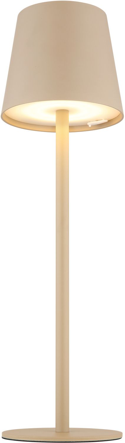 Globo Lighting Vannie lampada da tavolo 1x3 W bianco-sabbia 58438S