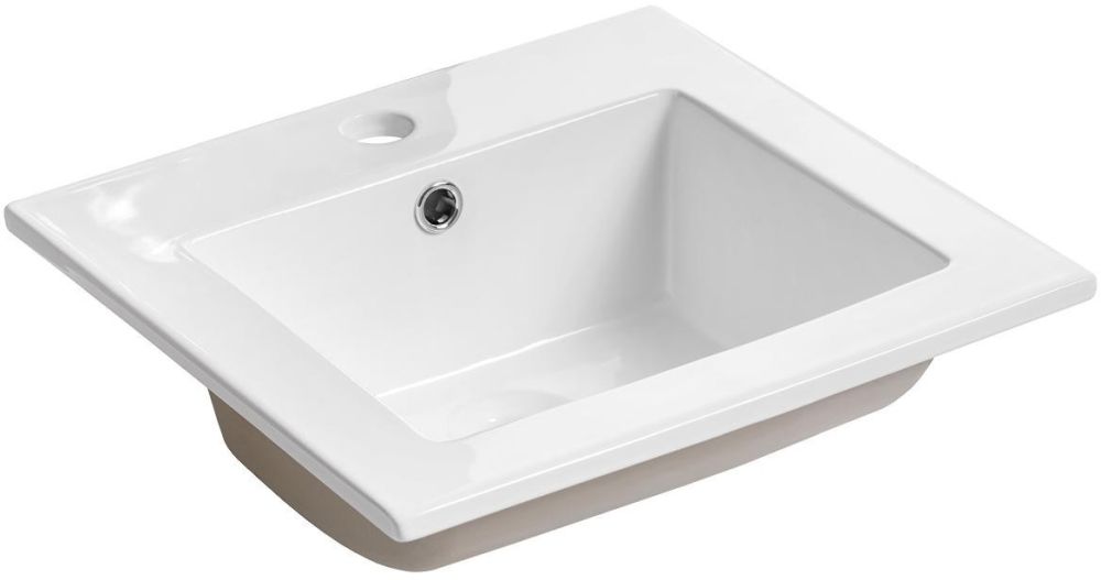 Comad lavabo 42x42 cm quadrata da mobile bianco UM-CFP 9048B/8023