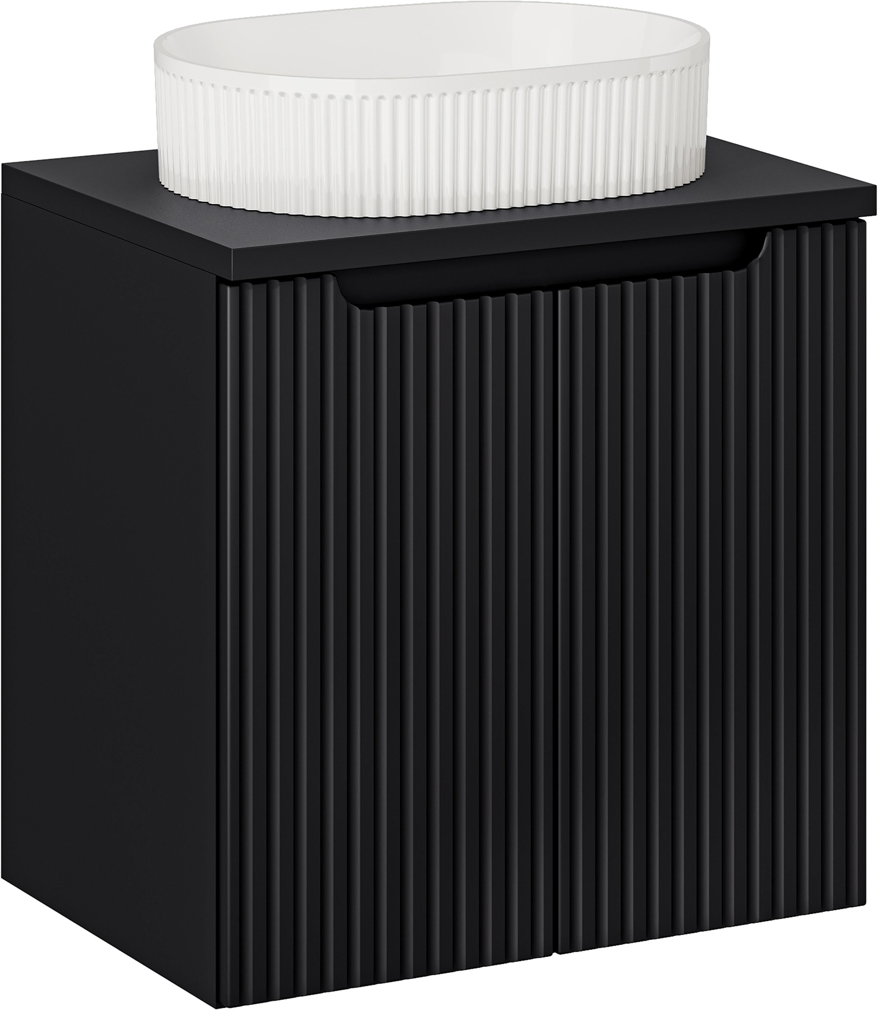 Set armadietto Comad Nova Black NOVA BLACK D2 82-60-2D, lavabo Comad Beyond BEYOND 5 WHITE ( E-6564 ), NOVA BLACK B 89-60