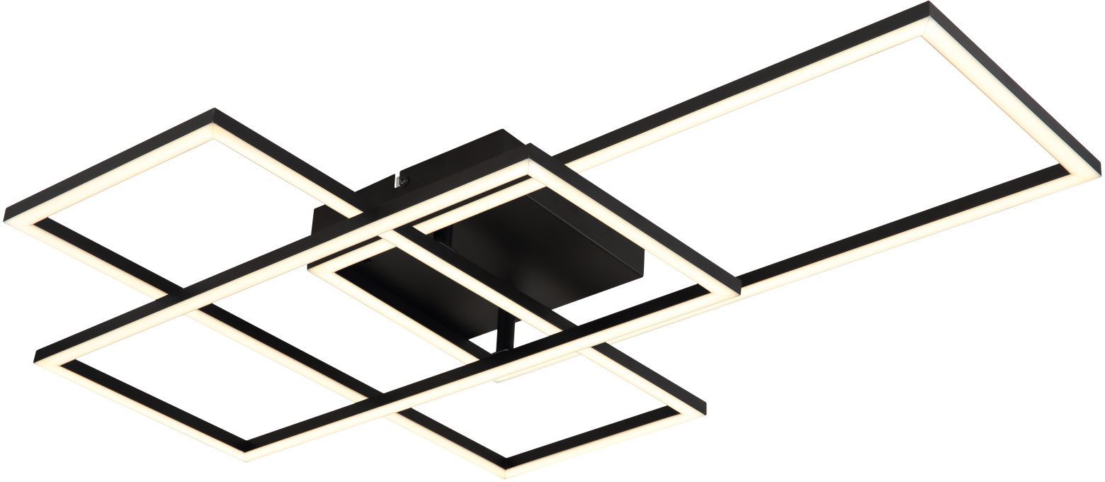 Globo Lighting Gabriel lampada da soffitto 1x40 W nero 67227-40NBSH