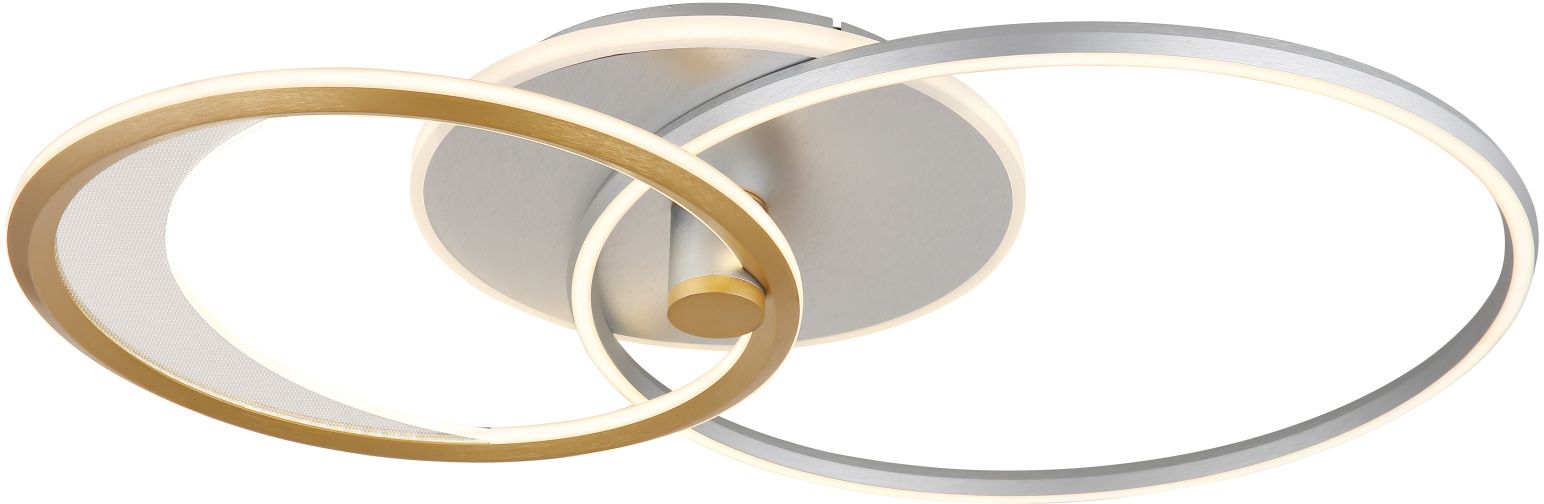 Globo Lighting Umbra lampada da soffitto 1x40 W bianco-oro -argento 67333-40