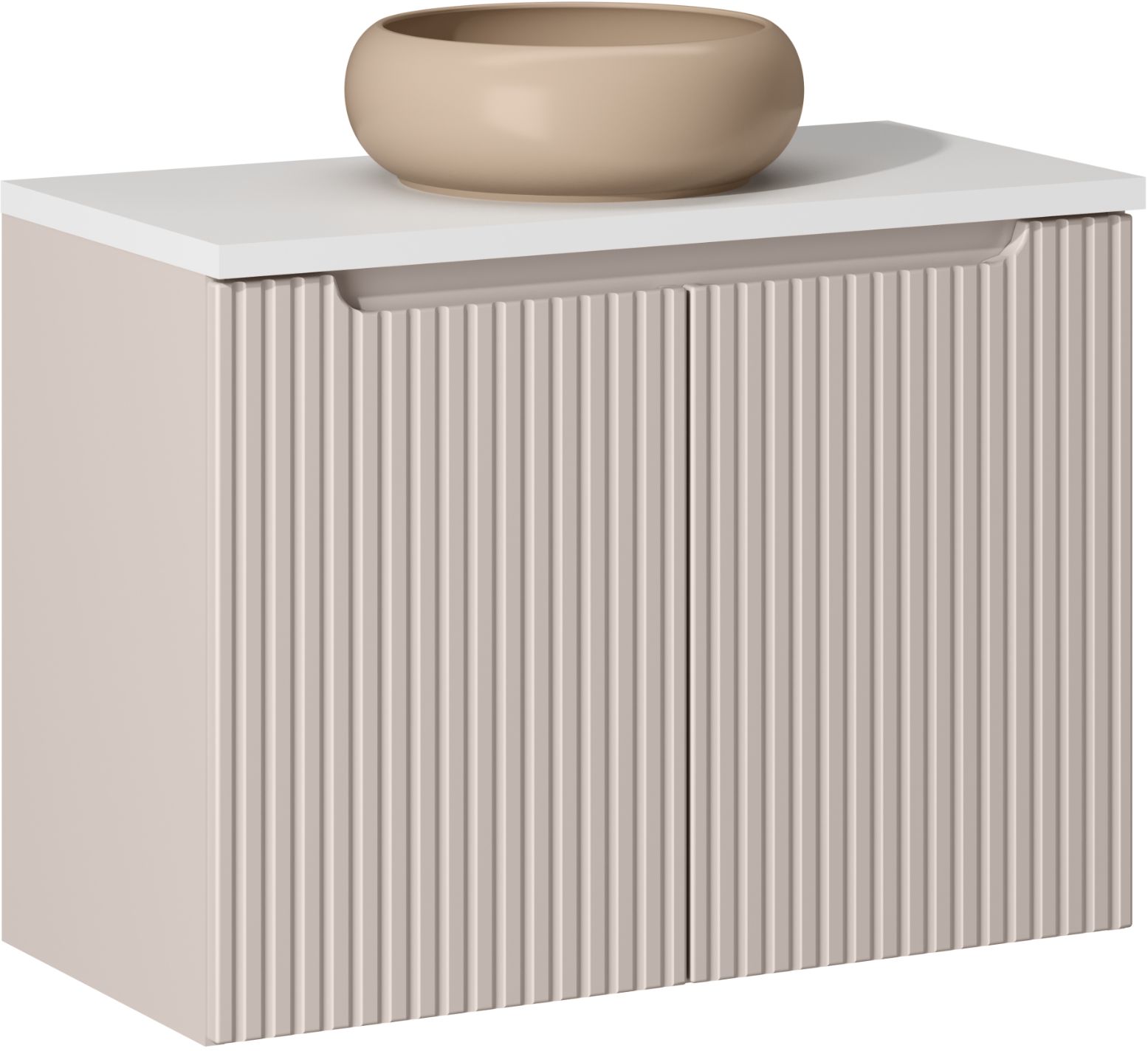 Set armadietto Comad Nova Cashmere NOVA CASHMERE 82-80-2D, lavabo Comad Wiki UN-WIKI-MC, NOVA WHITE 89-80