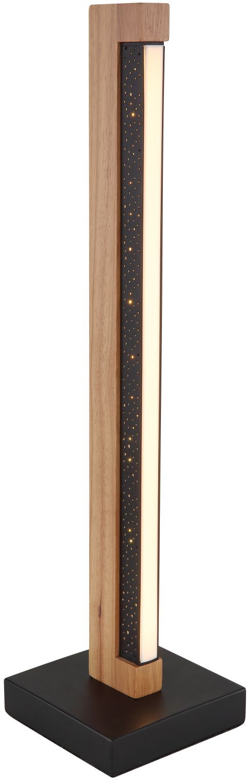 Globo Lighting Starla lampada da tavolo 1x8 W nero-legno 67849T