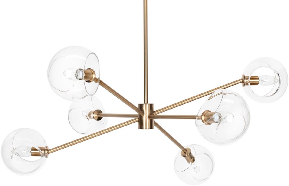 Moosee Aura lampada da soffitto 6x25 W oro MSE1501100402