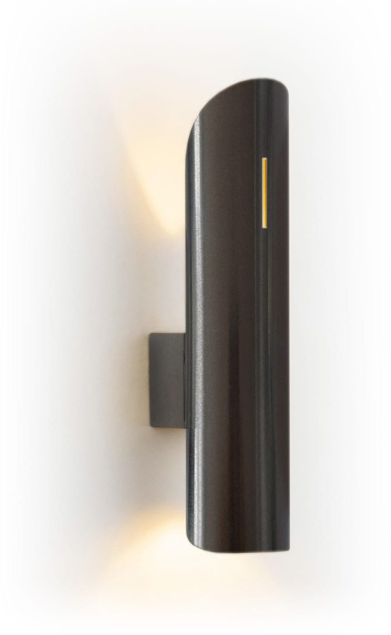 Argon Akron Plus lampada da parete 2x6 W nero 7232