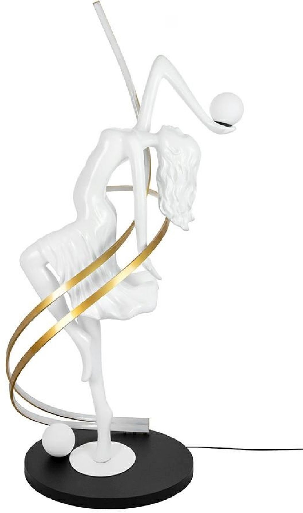 Moosee Dancing Queen lampada da terra 2x40 W bianco MSE1501100428