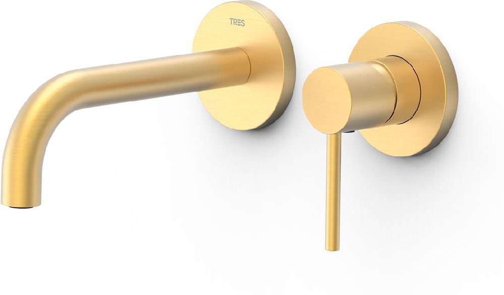 Tres Exclusive rubinetto per lavabo da incasso oro 26230021OM