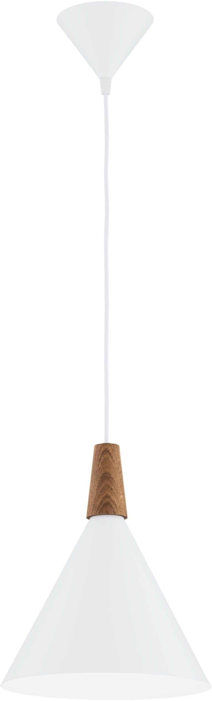 Argon Kegel lampada sospesa 1x15 W bianco-legno 8630