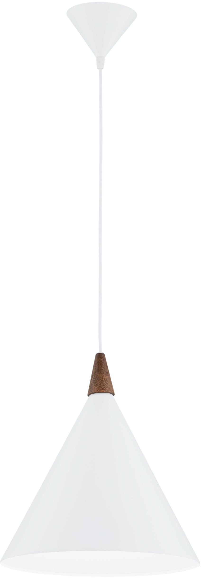 Argon Kegel lampada sospesa 1x15 W bianco-legno 8631