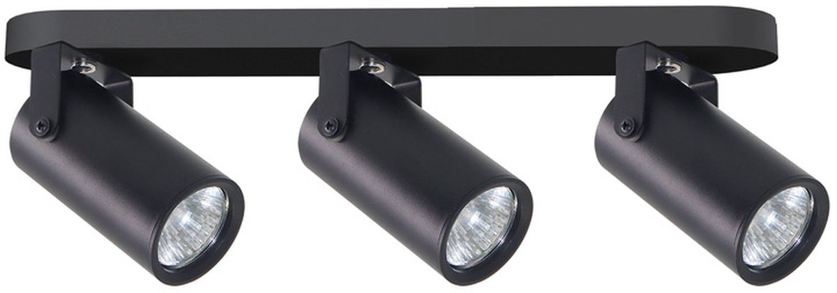 Candellux Gary lampada da soffitto 3x15 W nero 93-28136